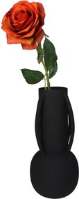 Βάζο ArteLibre Μαύρο Μέταλλο 11x11x24cm
