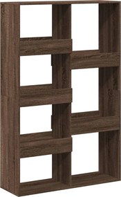 vidaXL Βιβλιοθήκη Καφέ Δρυς 100x33x155,5 εκ. από Επεξεργασμένο Ξύλο