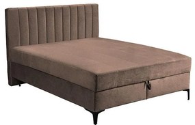 Double Bed Maestro Line with Storage space Brown 165x209x115 cm