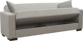 Σετ σαλονιού 2τεμ Vox pakoworld ύφασμα σε ανοιχτή γκρι απόχρωση