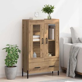 vidaXL Highboard CORONA Artisan Oak 69,5 x 31 x 115 εκ.