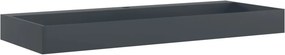 vidaXL Νιπτήρας Ανθρακί 120x46x11 εκ. Συνθετικός από Τεχνητό Μάρμαρο
