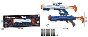 Hunter Παιχνίδι όπλο με 12 μαλακές σφαίρες JLX7262 - Toy gun with 12 soft bullets No.JLX7262