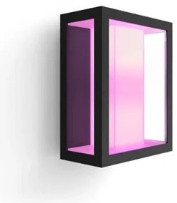 Έξυπνο Φωτιστικό Τοίχου Απλίκα 2xLed 8W IP44 Μαύρο RGBW Hue Impress 915005730801 Philips Hue-915005730801-Μαύρο 915005730801