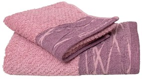 Πετσέτες Nefeli 3 Σε Συσκευασία Δώρου (Σετ 3τμχ) Lilac Pink Anna Riska Towels Set 30x50cm 100% Βαμβάκι