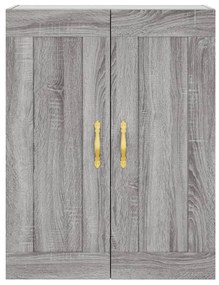 vidaXL Ντουλάπι Γκρι Sonoma 69,5 x 34 x 180 εκ. Επεξεργασμένο Ξύλο