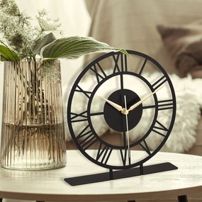 Decorative Clock Roman - Black Black