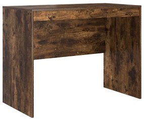 vidaXL Γραφείο με αποθηκευτικό χώρο με συρτάρι 2 pcs Καπνιστό Δρύς