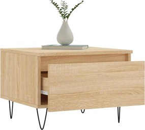 vidaXL Τραπεζάκια Σαλονιού 2 τεμ. Sonoma Δρυς 50x46x35 εκ. Επεξ. Ξύλο
