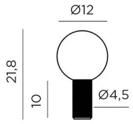 Λαμπτήρας LED 2700K Edy New Garden-LUMEDY125NXWLNW-Μαύρο LUMEDY125NXWLNW