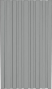 vidaXL Πάνελ Οροφής 36 τεμ. Γκρι 80 x 45 εκ. από Γαλβανιζέ Ατσάλι