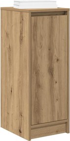 vidaXL Παπουτσοθήκη Χρώμα Αρτισιανή Δρυς 29,5x34x76 εκ. Επεξ. Ξύλο