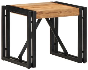 Τραπεζάκι σαλονιού 40x40x35 cm μασίφ ξύλο ακακίας