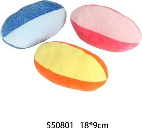 Λούτρινο παιχνίδι σκύλου μπάλα - 18x9cm - 12pcs - 550801