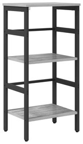 Ράφι Βιβλίων Γκρίζο Σονομα 40 x 29,5 x 81 εκ Επεξεργασμένο ξύλο