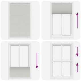 vidaXL Roller Blind Blackout ανοιχτό γκρι 115x200 cm Πλάτος υφάσματος