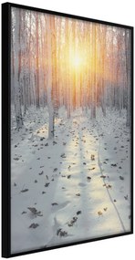 Αφίσα - Frosty Sunset - 20x30 - Μαύρο - Χωρίς πασπαρτού