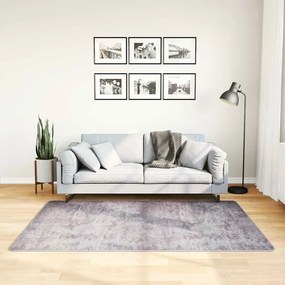 vidaXL Χαλί Πλενόμενο Αντιολισθητικό Γκρι 120x170 εκ.