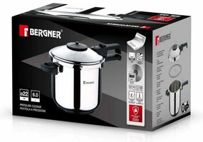 Χύτρα Ταχύτητος 6lt (Φ22x14h) 18/10 CRETA BG-4448 - Bergner