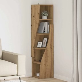 vidaXL Γωνιακό Ντουλάπι 32x32x140εκ Επεξεργασμένο Ξύλο Artisan Oak