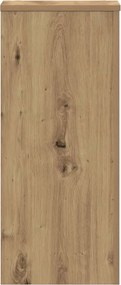 vidaXL Βάσεις Φυτών 2 τεμ. Αρτισιανή Δρυς 30x30x70 εκ. Επεξ. Ξύλο