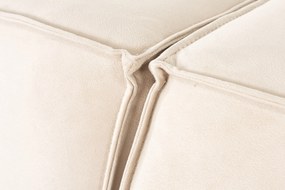 Διθέσιος Καναπές Lora - Χρώμα Cream - 220x180x65εκ