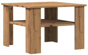 Τραπεζάκι σαλονιού Artisan Oak 60x60x42 cm Κατασκευασμένο ξύλο - Καφέ
