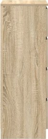 vidaXL Ντουλάπι Sonoma Δρυς 37,5x35x99 εκ. από Επεξεργασμένο Ξύλο