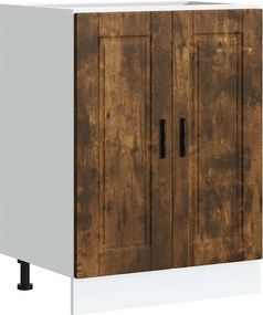 vidaXL ντουλάπι βάσης κουζίνας Porto Καπνιστή βελανιδιά