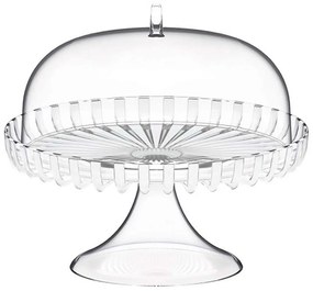 Τουρτιέρα Με Πόδι Dolce Vita 12580042 31x27cm Clear-White Guzzini Πλαστικό