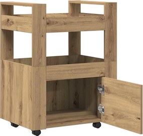 vidaXL Καρότσι Κουζίνας artisan δρυς 60 x 45 x 80 εκ