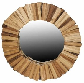Τοίχο καθρέφτη DKD Home Decor Έλατο Κρυστάλλινο Φυσικό 60 x 4 x 60 cm Αλουμίνιο Vintage Alpino Αρχεία καταγραφής