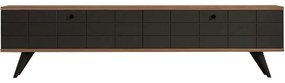 Έπιπλο Τηλεόρασης Alberi 835PUQ4520 160x25x35cm Anthracite-Pine
