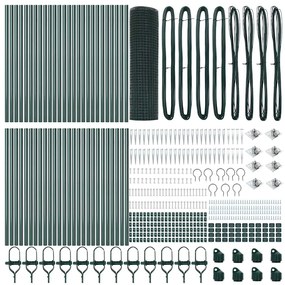 vidaXL Στύλος Περιφράξεων Πράσινο 100 x 0,5 μ (12 x 12 mm πλέγμα)