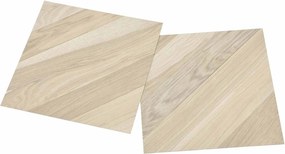vidaXL Αυτοκόλλητα Πλάκες Δαπέδου Μπεζ Ριγέ 30,5 x 30,5 εκ 20 τεμ. PVC