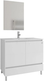 Bathroom Set DELTA 90 SLIM Λευκό