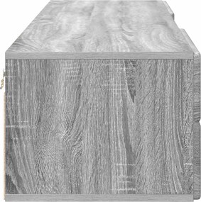 vidaXL Ξύλινο Ντουλάπι 150 x 39 x 30 εκ Γκρίζο Σονομα