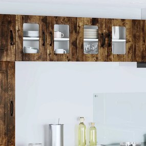 vidaXL Ντουλάπα Κουζίνας με ράφι Καπνιστό Δρύς 60 x 31 x 40 εκ