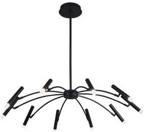 Κρεμαστό Φωτιστικό Οροφής LED 50W IP20 3000K Secret Viokef-4309000-Μαύρο 4309000