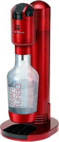 Smart Turbo Red Συσκευή Παρασκευής Ανθρακούχου Νερού Κόκκινη