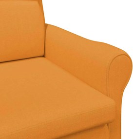 vidaXL Πολυθρόνα Σκούρο κίτρινο ύφασμα