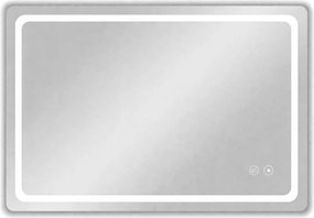 BRUNO καθρέφτης μπάνιου LED BRN-0285, οριζόντιος &amp; κάθετος, 24W, 60x80cm, IP67