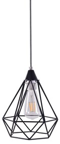 Φωτιστικό Οροφής  SE148-19 MILA PENDANT LAMP BLACK METAL Δ3