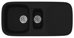 Sanitec Classic 301 Granite Black Νεροχύτης