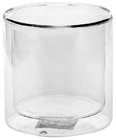 ΠΟΤΗΡΙ ΔΙΠΛΟΤΟΙΧΟ ΚΥΛΙΝΔΡ. BOROSILICATE 350ML 9Χ9Χ9ΕΚ JAB106K2