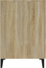 vidaXL Γραφείο Sonoma Δρυς 140 x 50 x 75 εκ. από Επεξεργασμένο Ξύλο
