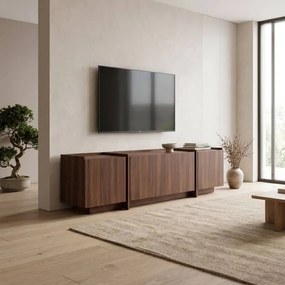 Έπιπλο τηλεόρασης Dorma χρώμα καρυδί 180x35x46,2εκ