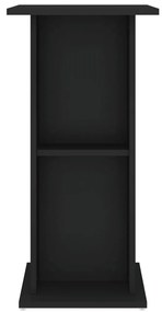 vidaXL Βάση Ενυδρείου Μαύρη 60,5x36x72,5 εκ. από Επεξεργασμένο Ξύλο