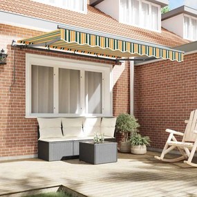 vidaXL Σκηνίτσα Αναδιπλούμενη Πράσινο 350 x 200 cm ύφασμα