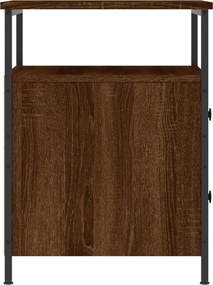 vidaXL Κομοδίνο Καφέ Δρυς 44 x 45 x 60 εκ. από Επεξεργασμένο Ξύλο